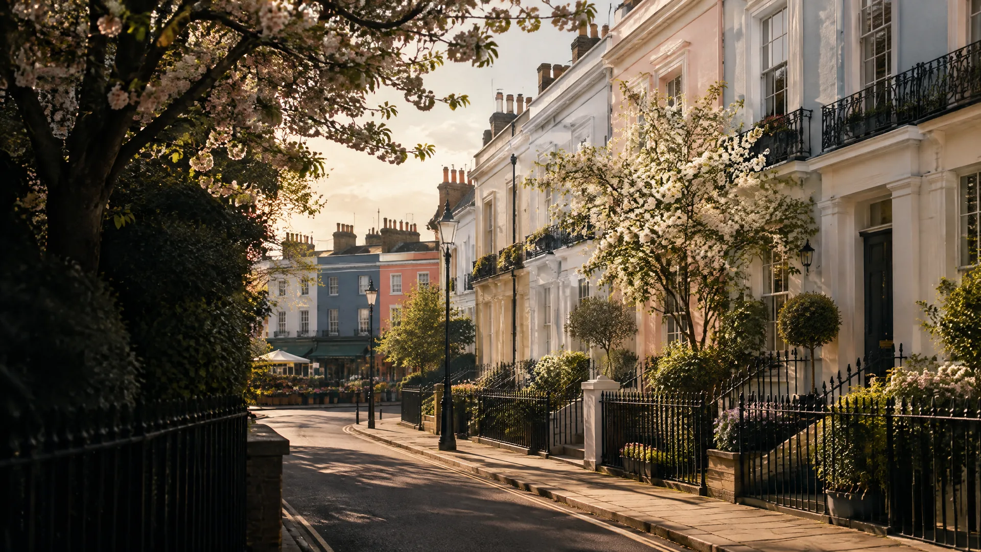 Notting Hill neighbourhood in London